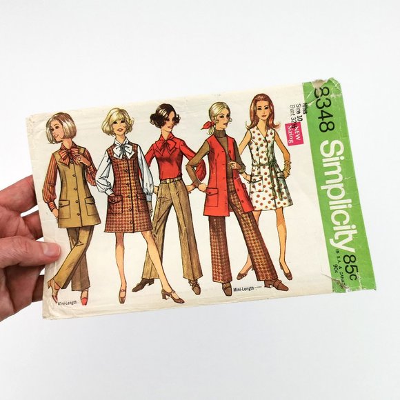 Late 60s Misses' Separates Simplicity Sewing Pattern 8348 Bust 32 1/2 Modern 2 - Picture 7 of 12